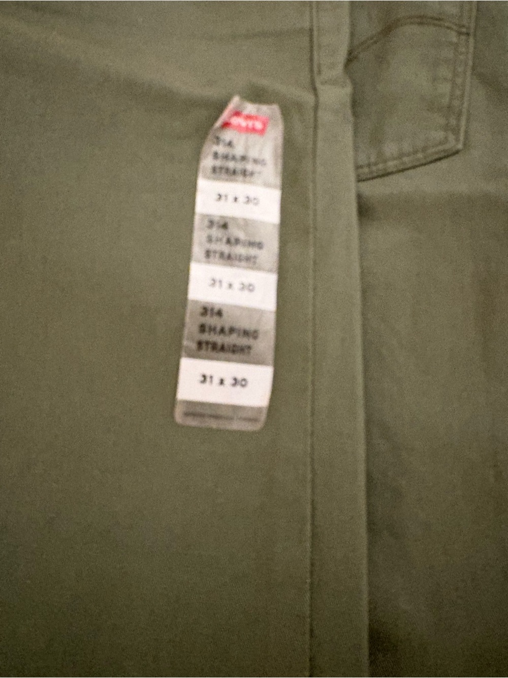 Levi's women Shaping Straight Jeans - Olive Green - Picture 7 of 9